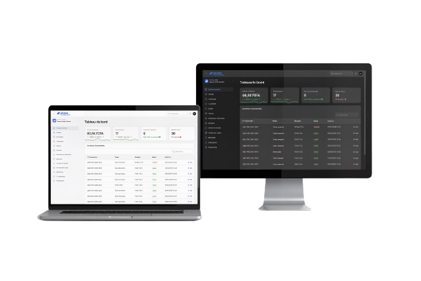 Interface Sparks Business Suite — tableau de bord de gestion