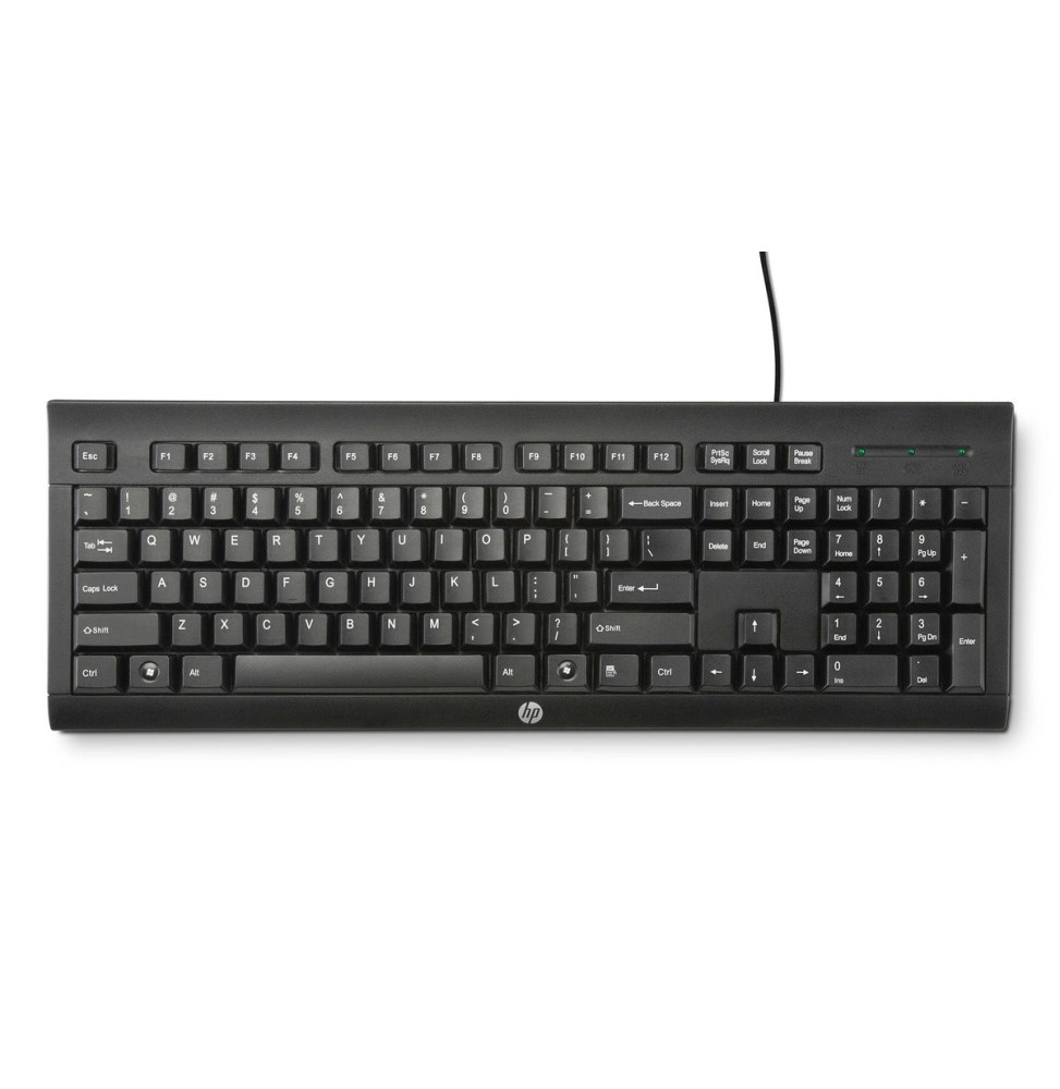 Clavier HP  K1500 – USB filaire, touches silencieuses, robuste
