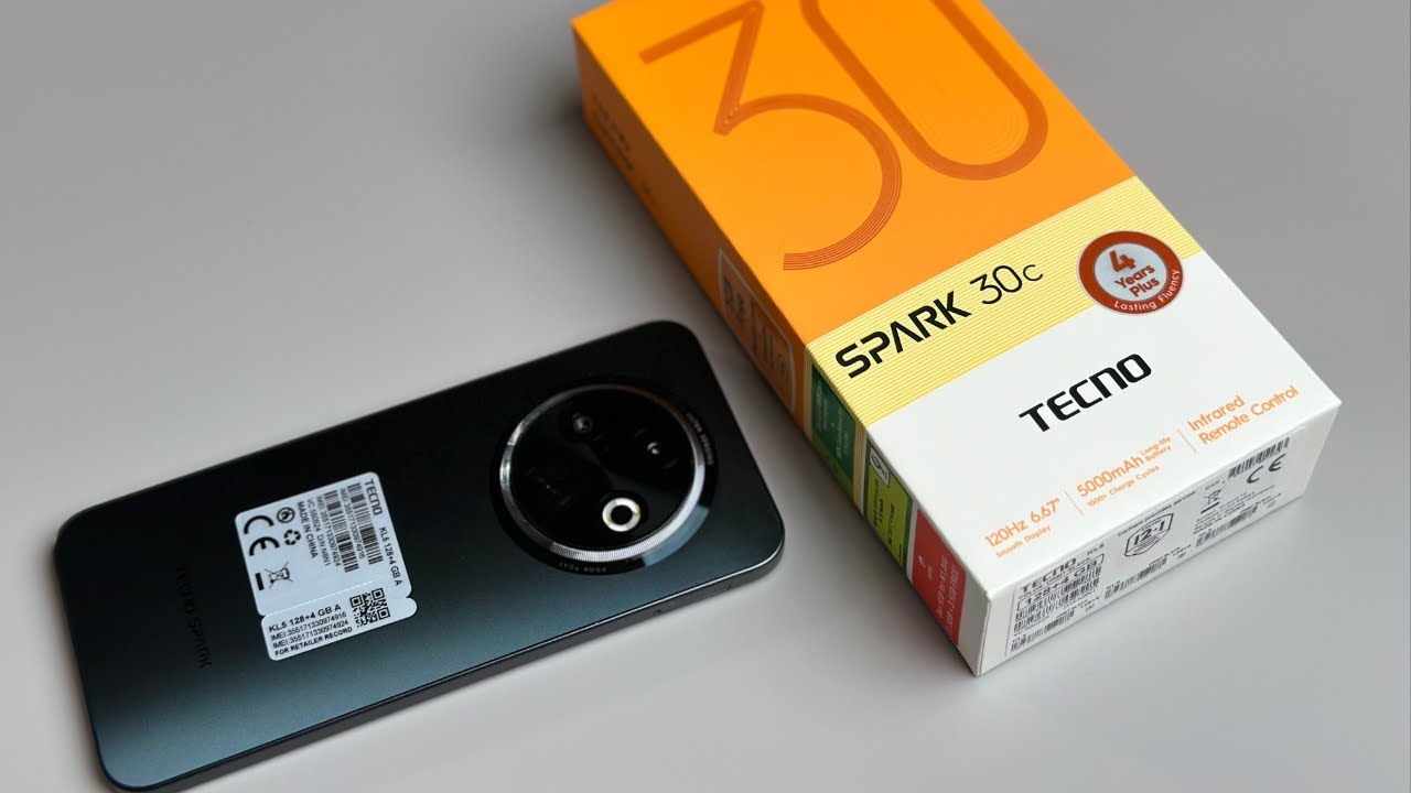 TECNO SPARK 30C - Smartphone 6.67’’ 120Hz, Batterie 5000mAh, Appareil Photo 50MP, Haut-parleurs DTS, IP54